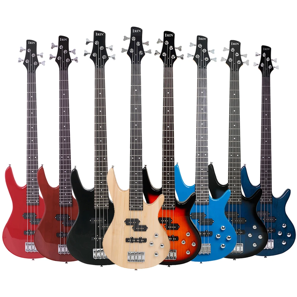 4 Strings Bass Guitar Maple Body Electric Bass Professional Play Performance with Bag Strings Strap Tuner Guitar Accessories