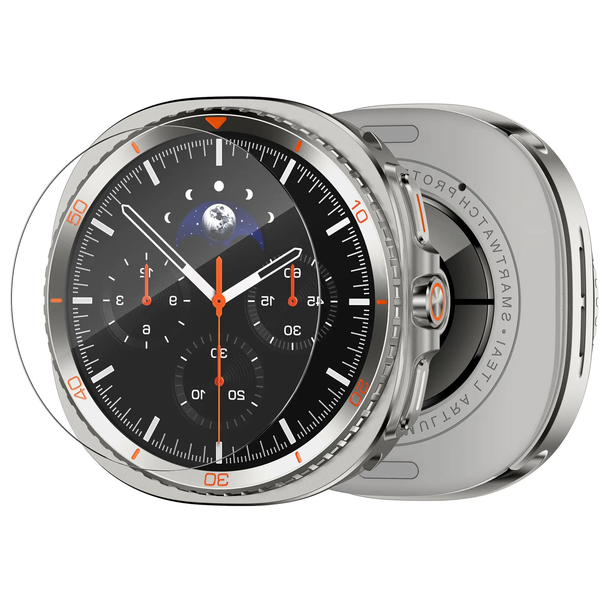 

Metal Case for Samsung Galaxy Watch8 44/40mm Tempered Glass Protector Aluminium Alloy Cover For GALAXY8 Change To 8 Classic 46mm