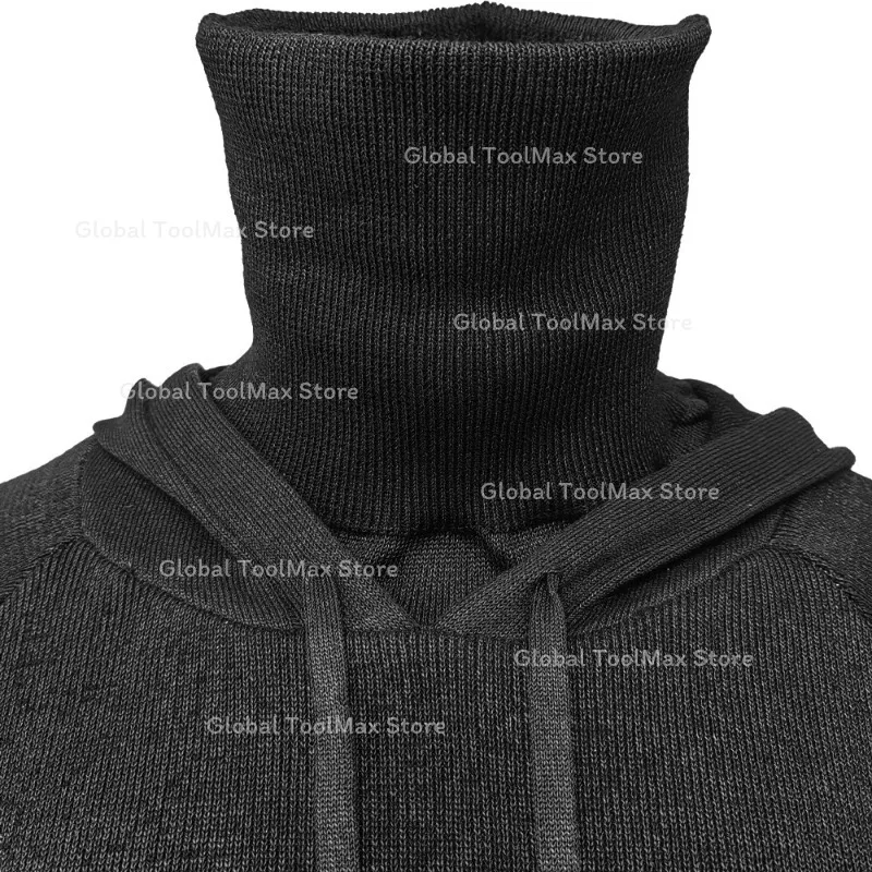 EU EN388 CE Level 5 Cut Resistant Hoodie with Neck Cover Outdoor Protective Clothing Anti-cut Safety Wear for Self Defense