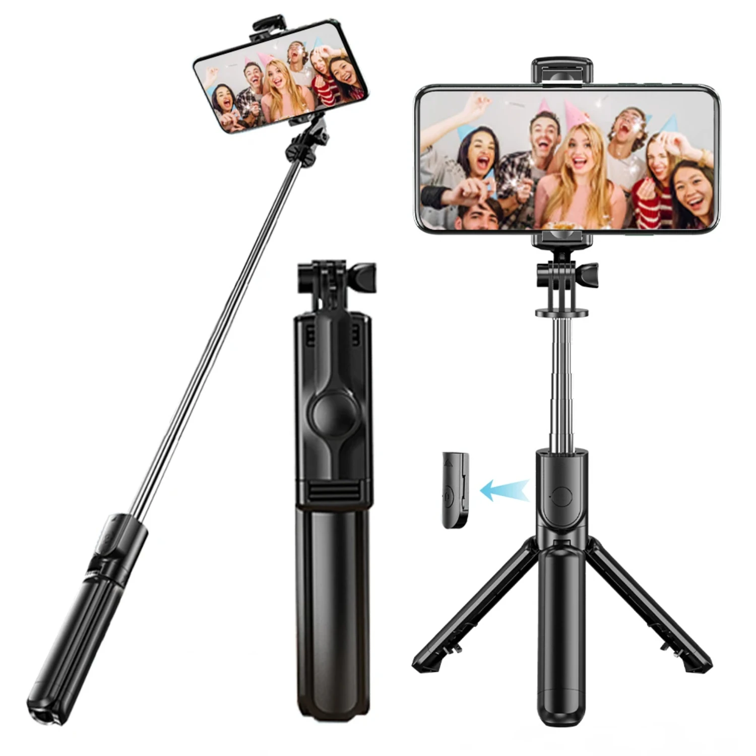 

Handheld Selfie Stick Tripod Desktop Stand Outdoor Live Video Multi- Shooting