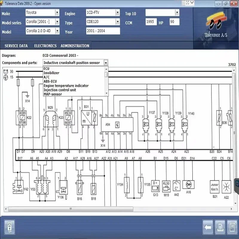 Hot 2025 Car Software Tolerance Data 2009.2 Auto Repair Program Data with Free Keygen Install Video Guide Car Repair Software