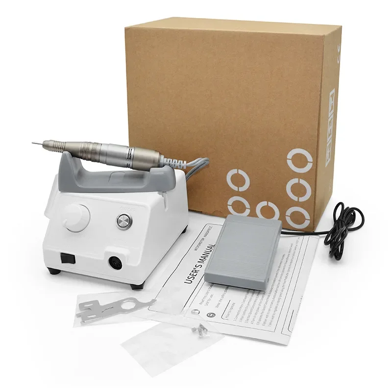 Marathon-N4S perceuse à ongles électrique 35K fort H200 Marathon poignée professionnelle vernis à ongles ponceuse ensemble d'équipement