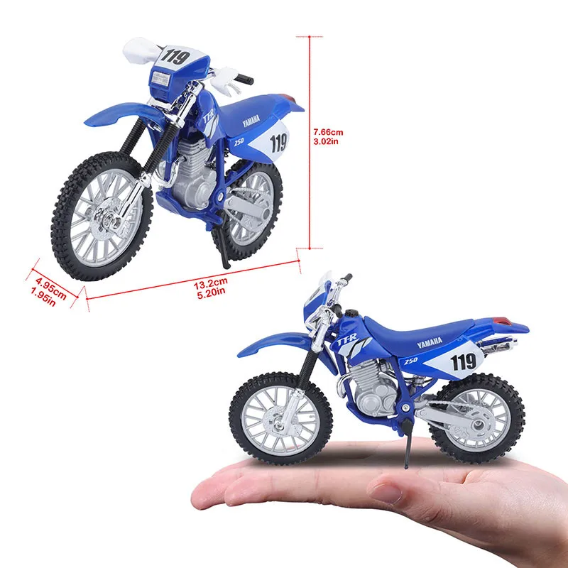 Maisto 1:18 YAMAHA TT-R 250 genuine motorcycle static model die cast car collectible gift toy juguetes toy car