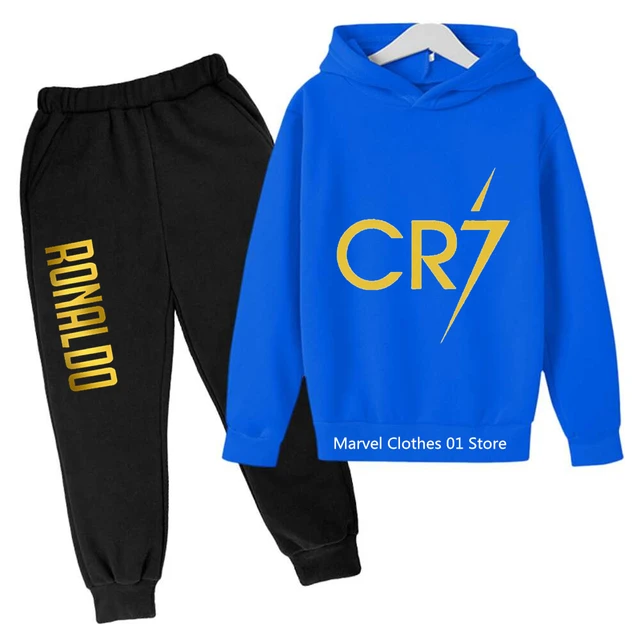 Cristiano Ronaldo CR7 Cosplay Costumes Kids Football Idol Hoodie Set Pants Kids Boys High Quality Tops Girls Clothing Sets AliExpress