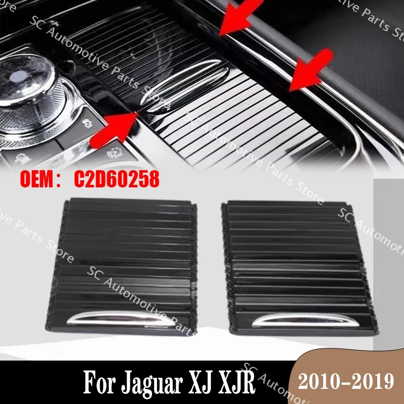 1PC Car Center Console Cup Holder Roller Blind C2D60258 For Jaguar XJ XJR 2010-2019 Armrest Box Roller