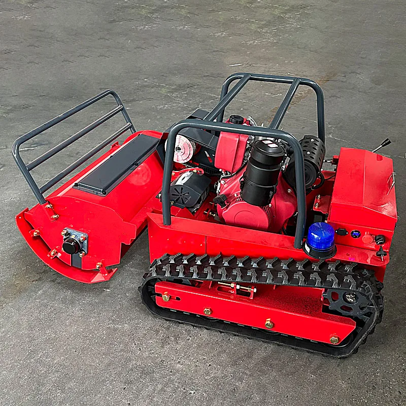 Mesin Pemotong Rumput Mini Robotik Langsung dari Pabrik dengan Penggerak Sendiri, Kontrol Jarak Jauh Nirkabel, Mesin Bensin untuk Penggunaan Pertanian, Dijual