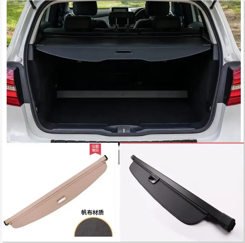 Car Rear Trunk Security Shield Cargo Cover For Mercedes-Benz B Class W246 B180 200 260 2015.2016.2017 Trunk Shade Security Cover