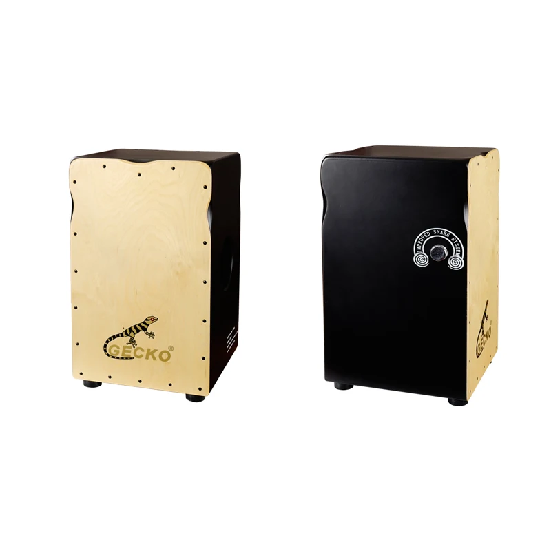 GECKO CL99 كاجون صندوق طبل الراقية اللاتينية اليدوية قرع أداة الرماد القيقب كاجون طبل مع سلسلة كمين قابل للتعديل #1