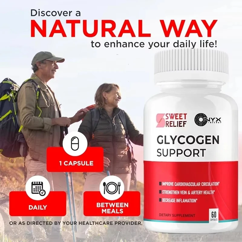 

Sweet Relief Glycogen Support: Advanced Liver & Blood Health Formula, 60 Capsules