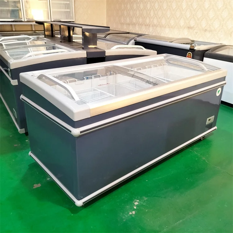 Картина 6: Морозильный ларь-витрина LSX Factory 100-600 л с одной температурной зоной, стеклянной крышкой, глубокое хранение, по лучшей цене