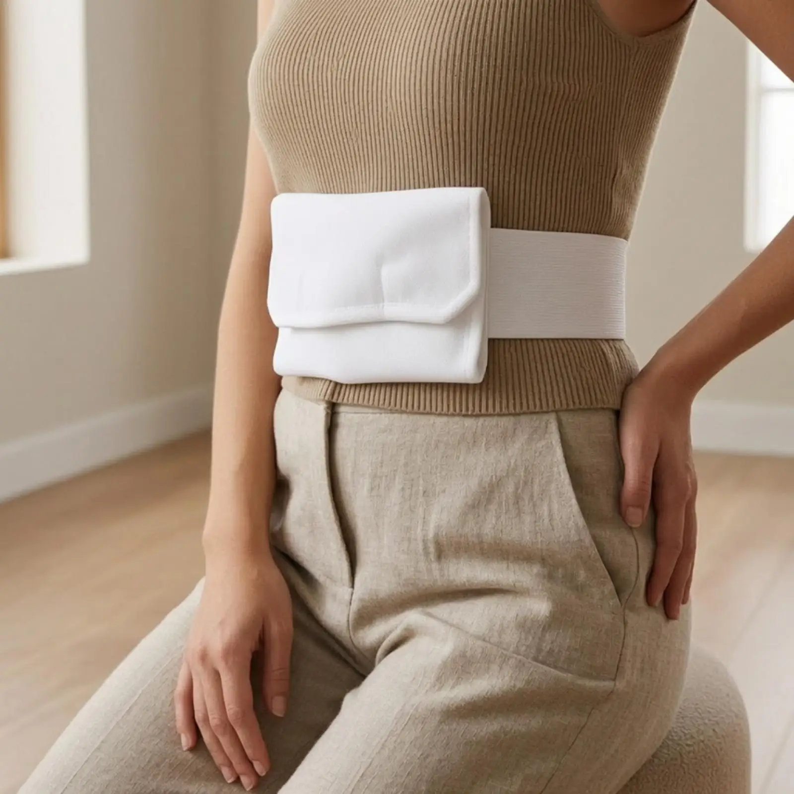 Low-Profile Waist Support Belt | , Breathable, Compression Wrap, for Everyday