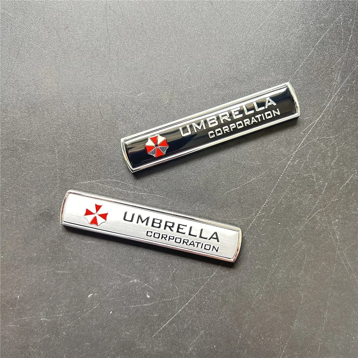 1Pcs Car styling 3D Aluminum alloy Umbrella corporation car stickers decals emblem decorations badge auto accessories