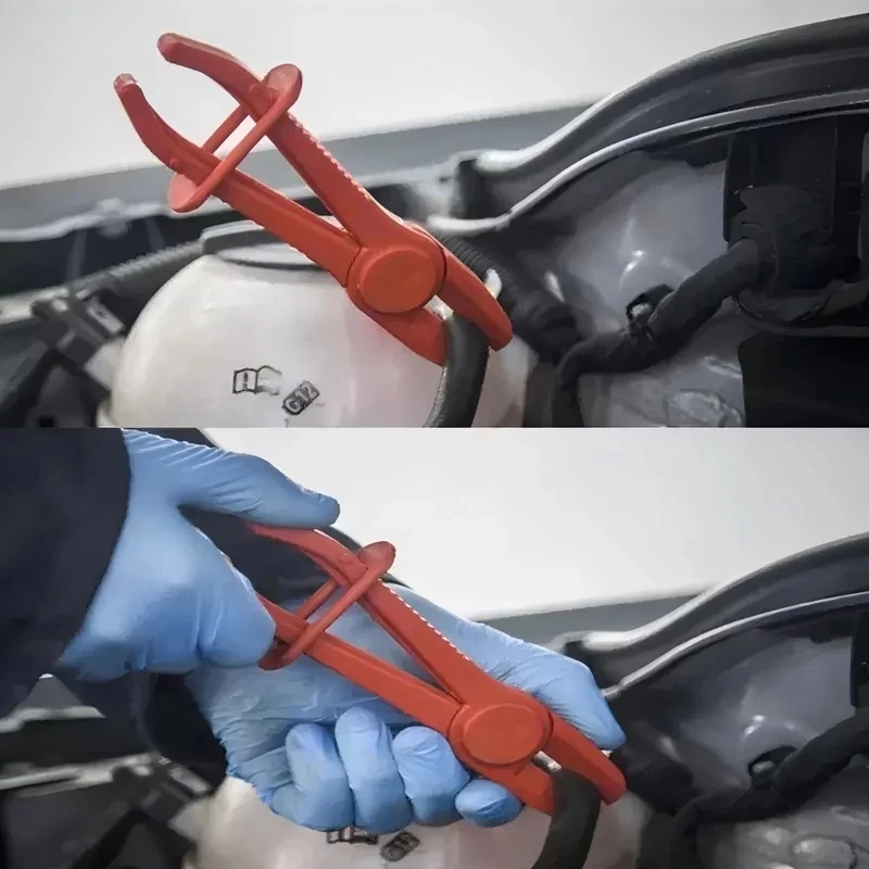 Image of Dreiteilige Kfz-Nylon-Rohrschellen – Freihändige Bedienung, ideal für Brems-, Kraftstoff- und Wasserleitungen