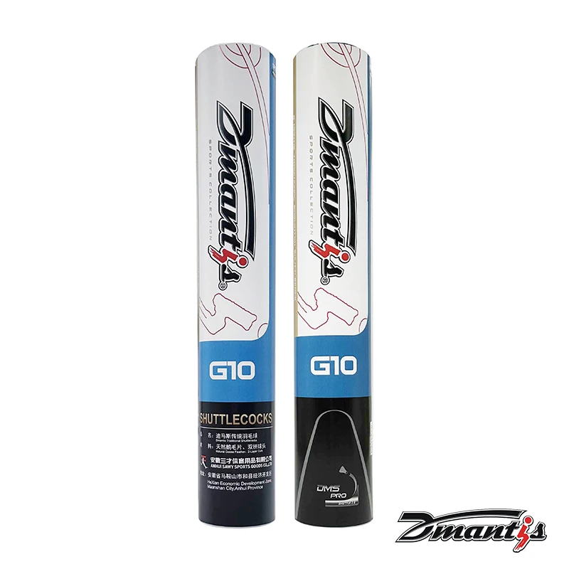 Hochwertiger G10 Speed 77, langlebiger, stabiler Badminton-Federball, Gänsefeder, Badminton-Federball der Güteklasse B