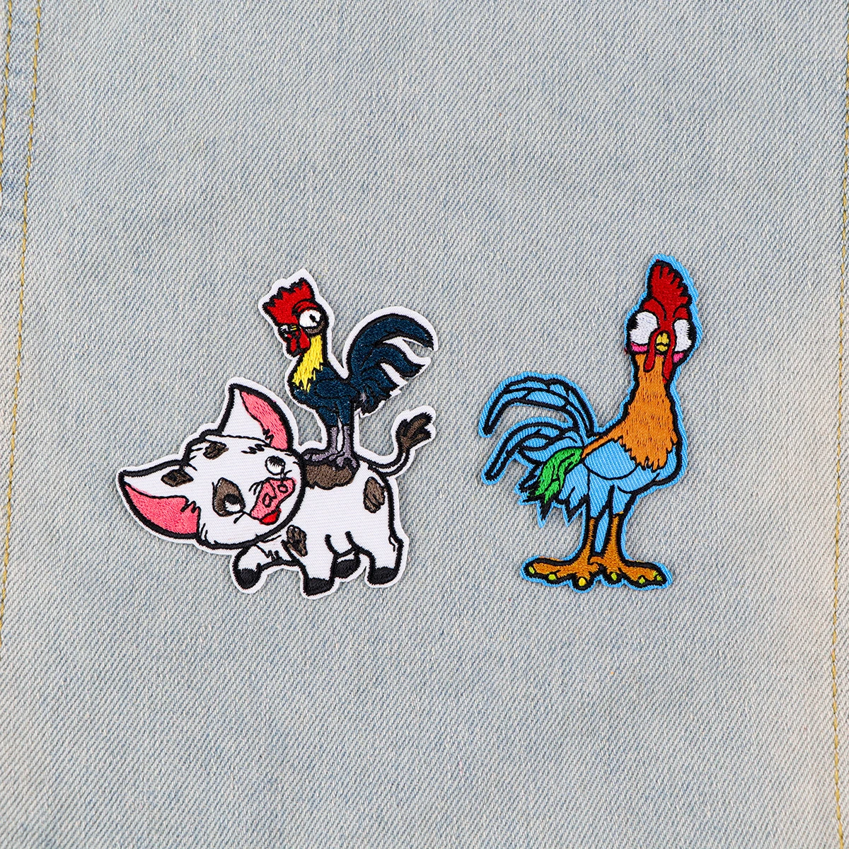 Hot Cartoon Series Embroidery Patch Iron On Patches For Clothing Thermoadhesive Patches For Clothes Jackets Sew DIY Sticker