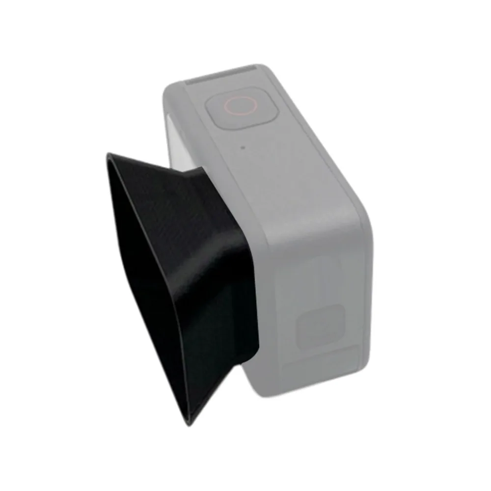 BGNing Gegenlichtblende für Gopro 9 10 11 12, Objektivdeckel, Sonnenschutz, 3D-gedruckter Kunststoffschutz, schwarzes Action-Kamera-Zubehör – Detail 16