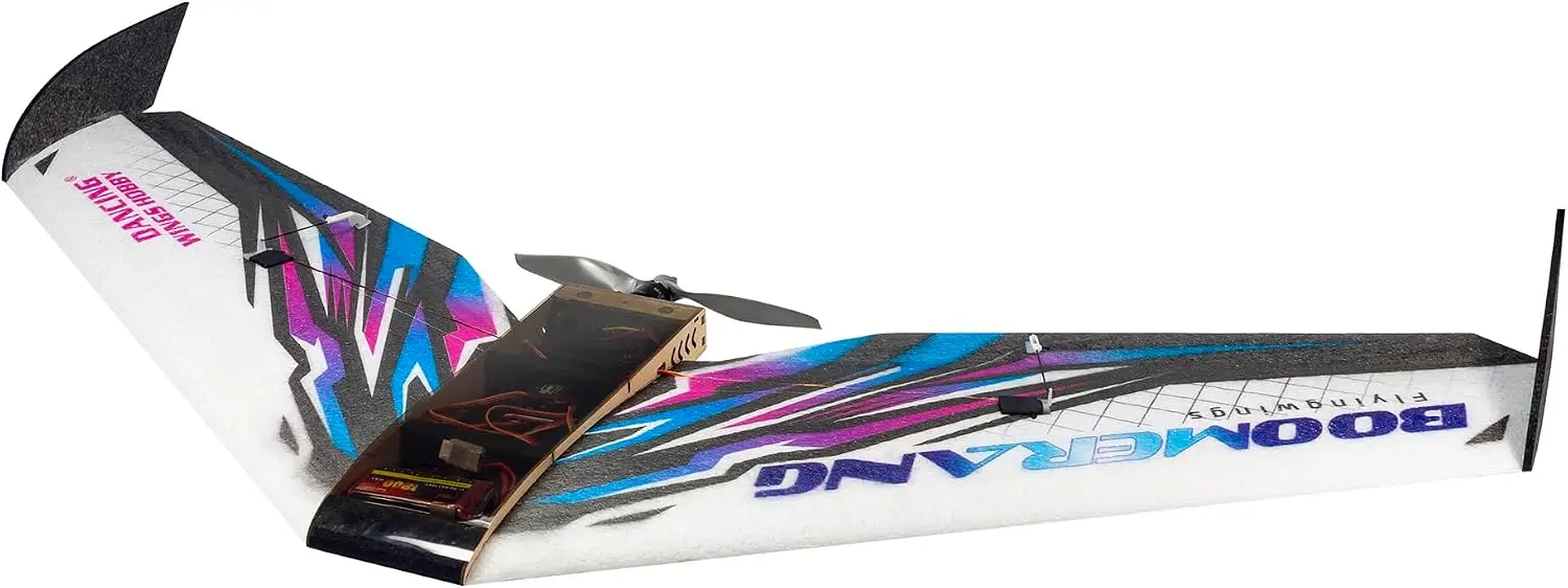 E42 EPP Flying Wing RC Airplane Model 1114mm Wingspan FPV Delta Wing Tail-Pusher Glider Kit with Power Combo (KIT+Motor+Prop+E)