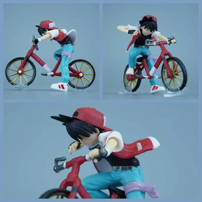pet-elf-bicycle-red-red-trainer-chassis-desktop-doll-model-ornament-figure-pokemon-pokemon