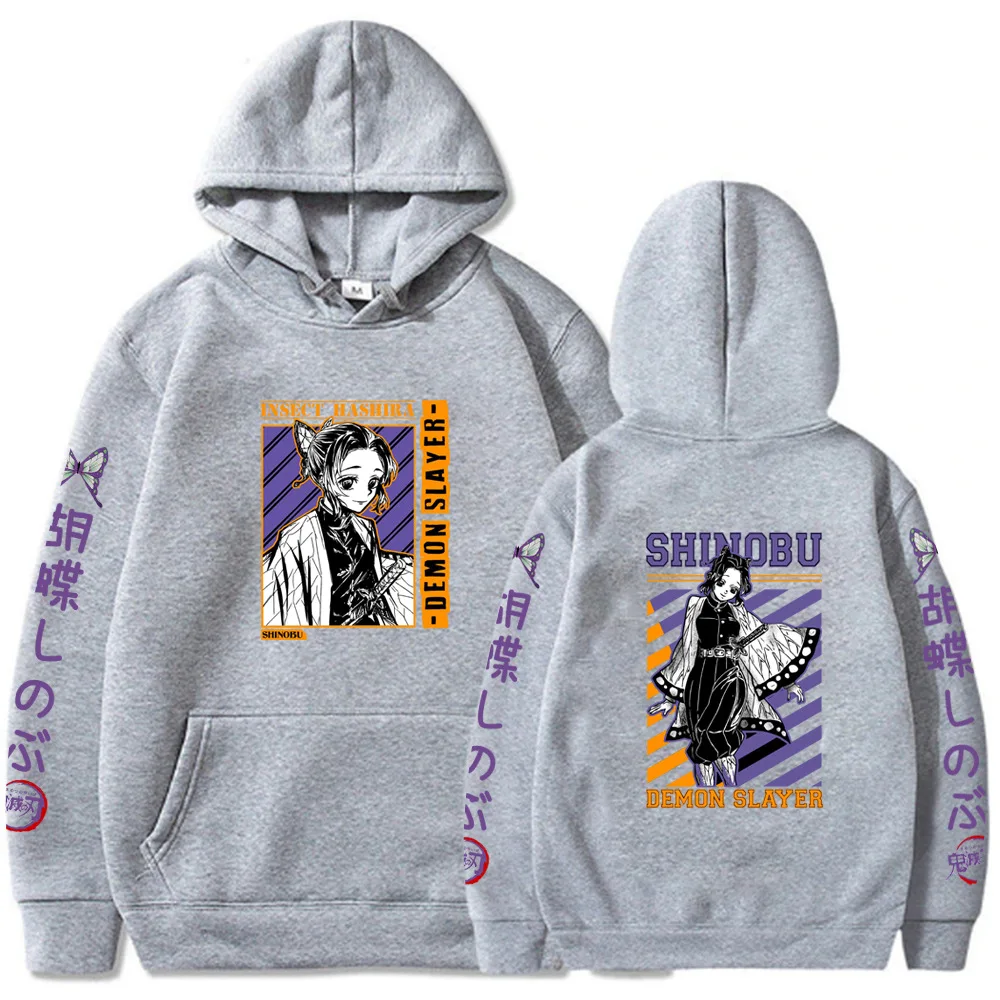 

Ghost Slayer Anime Culture Leisure Fashion Hoodie Women's Aesthetic Kawaii Clothes Goth Top