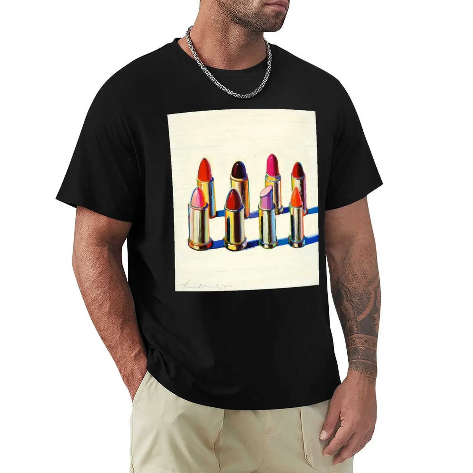 

Wayne Thiebaud T-Shirt funny costumes oversized men tshirt