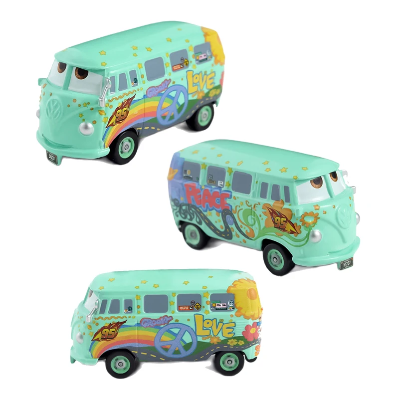 

Disney Cars 3 Pixar Cars 1st Movie Original Fillmore Metal Diecast Toy Car 1:55 Lightning McQueen Boy Girl Birthday Gifts