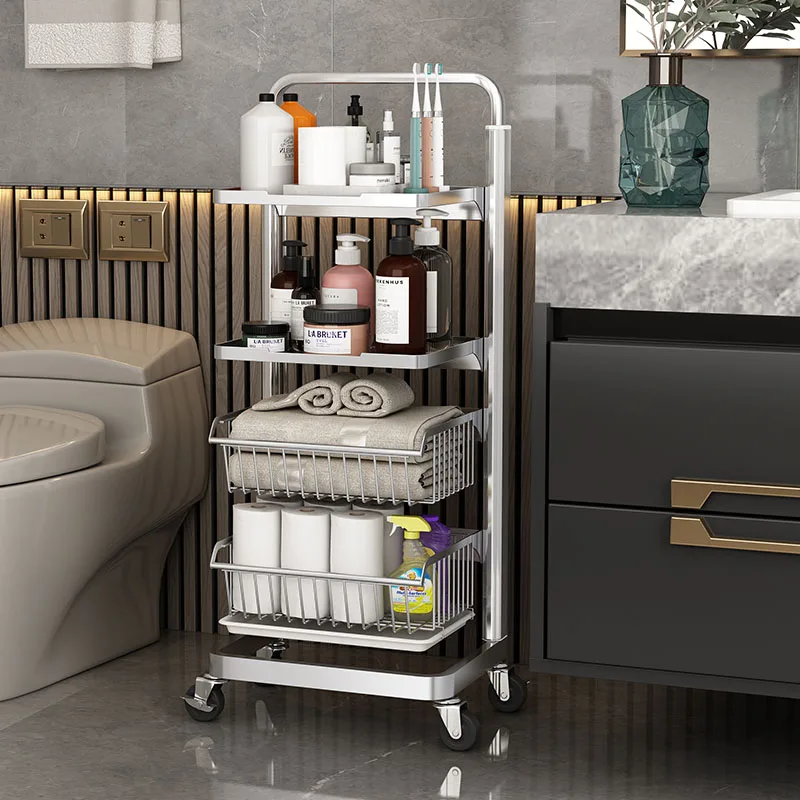 

Toilet shelf floor-standing toilet toilet paper bathroom toiletries storage artifact