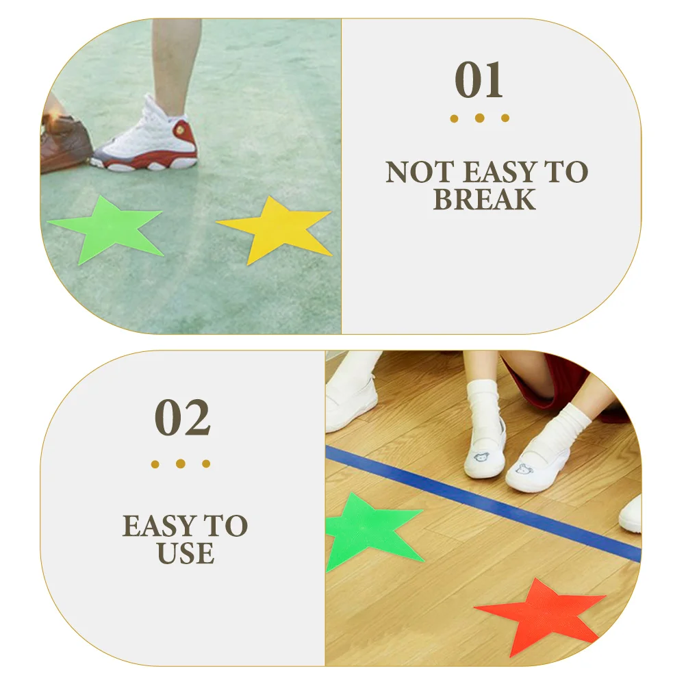 

3pcs Carpet Marker Spot Star Training Marker Floor Agility Markers For Soccer Classroom Spot Pads Gym Floor Tools
