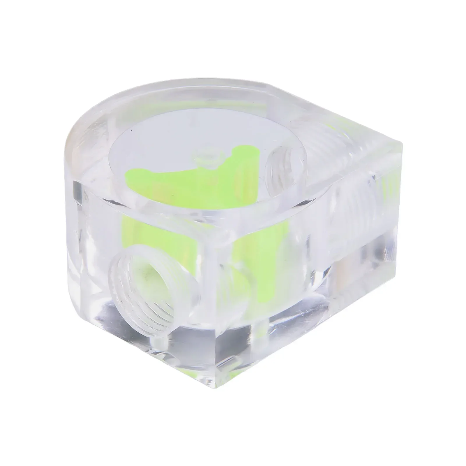 1pc 2 Way Water Cooling Indicator Acrylic Transparent Flowing Meter G1/4 Thread Ensuring Optimal Performance And Temperature