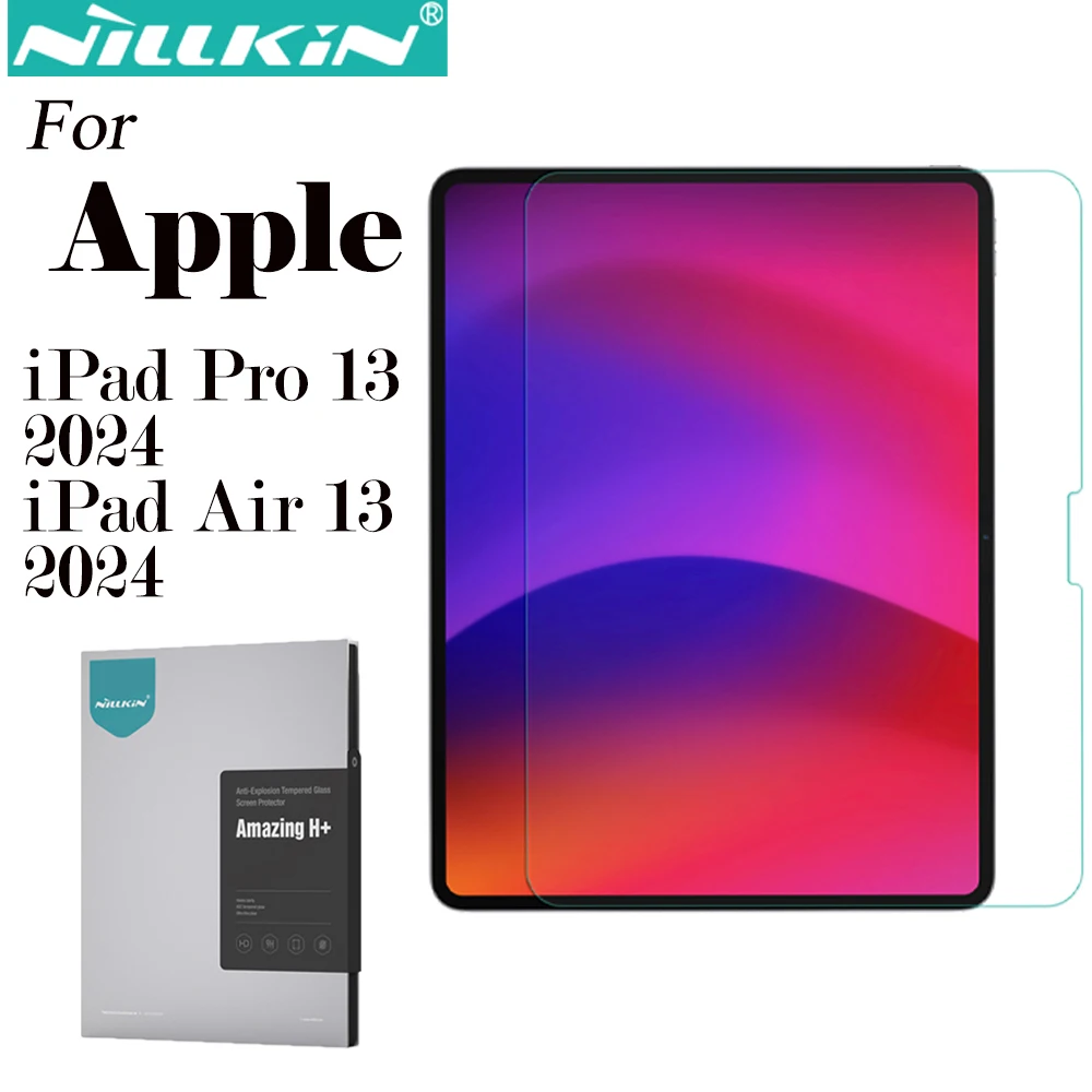 

NILLKIN H+ Tempered Glass For iPad Pro 13 2024 / Air 13 2024 HD Anti Glare 9H Anti Explosion Screen Protector