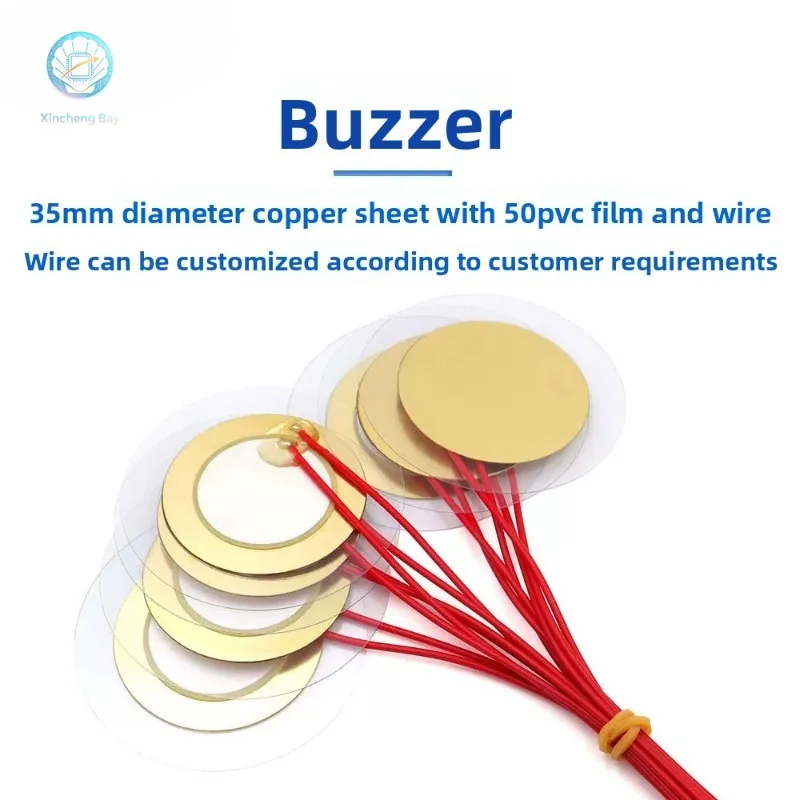 10pcs/lot 35MM copper sheet with 50PVC film, honeycomb sheet, piezoelectric ceramic sheet, 35 solder wire, honeycomb sheet