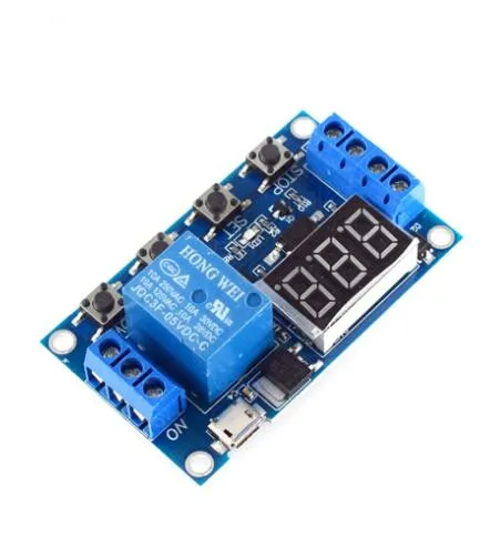 1 Channel Micro USB 5V Time Delay Relay Module Trigger OFF / ON Switch Timing Cycle 999 Minutes for Arduino Relay Board Module