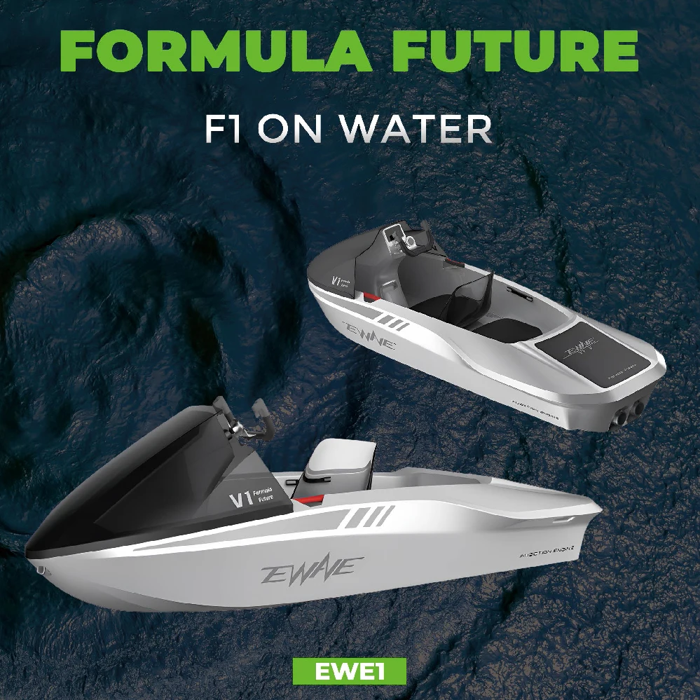 Scenic AreaTheme ParkNew Made In China Industry EWAVE Luxury Jetski Jet Skis Small Toy E Energy Boat RC Rowing Racing Catamaran view 4