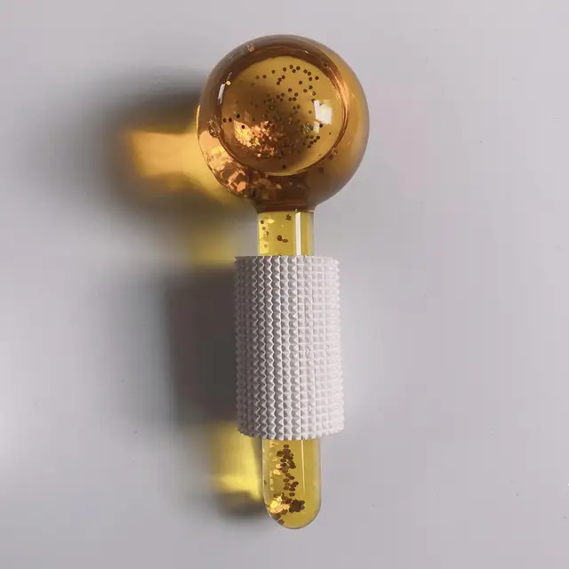 2 SZTUK/SET Ice Globe Anti-Aging Face and Eye Skin Treatment Cooling Facial Roller Twinkle Clear