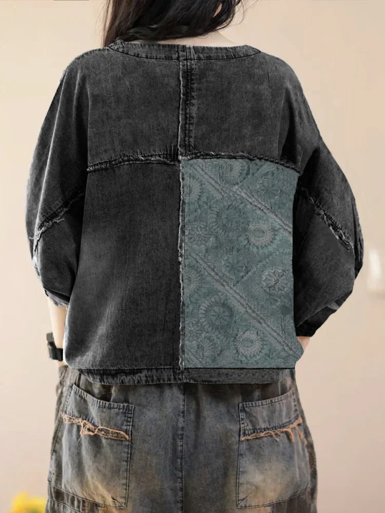 

Одежда, женская мода, свободные футболки большого размера с принтом, женские роскошные повседневные винтажные классические топы с v-образным вырезом XQ676