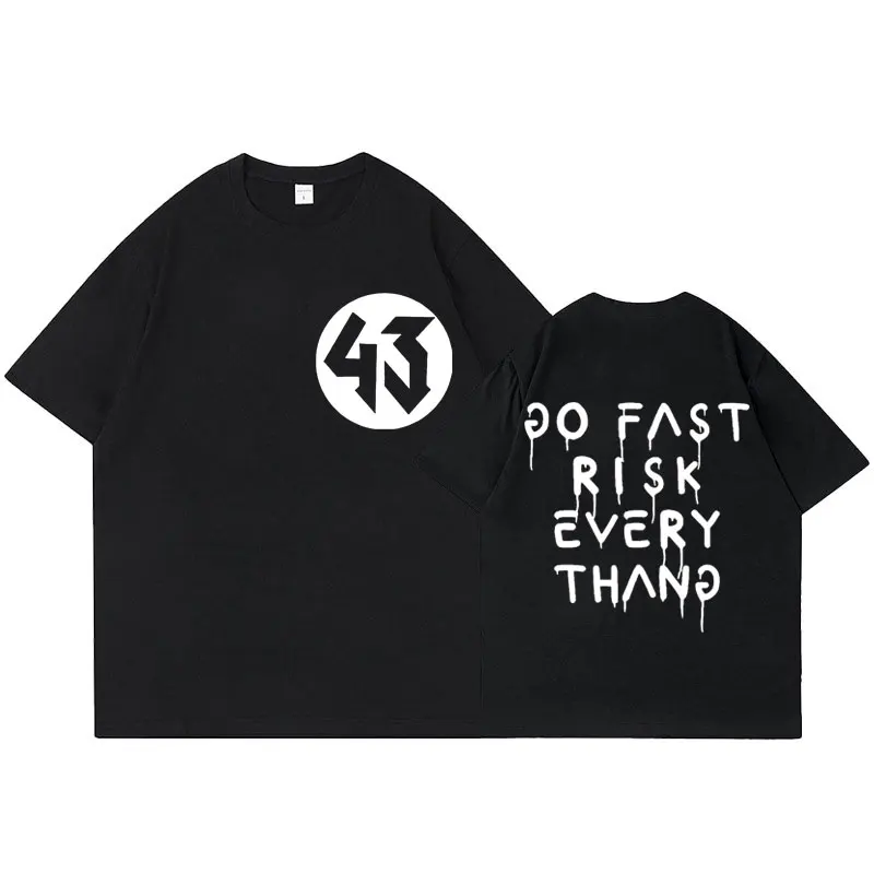 

Racer Ken Block 43 Merch T-shirt Men Women High Street Fashion Trend Short Sleeve T Shirts Summer Casual Loose Cotton T-shirts