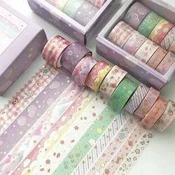 10 Pcs/set Kawaii Various Options Adhesive Tape Masking Washi Tape Diy Scrapbooking Sticker Label Japanese Stationery