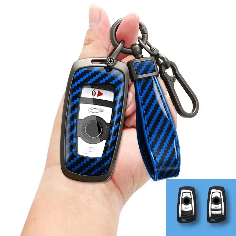 

Carbon Fiber Zinc Alloy Car Key Case Cover For BMW 1 3 5 7 Series X1 X3 X4 X5 F10 F15 F16 F20 F30 F18 F25 M3 M4 E34 Accessories