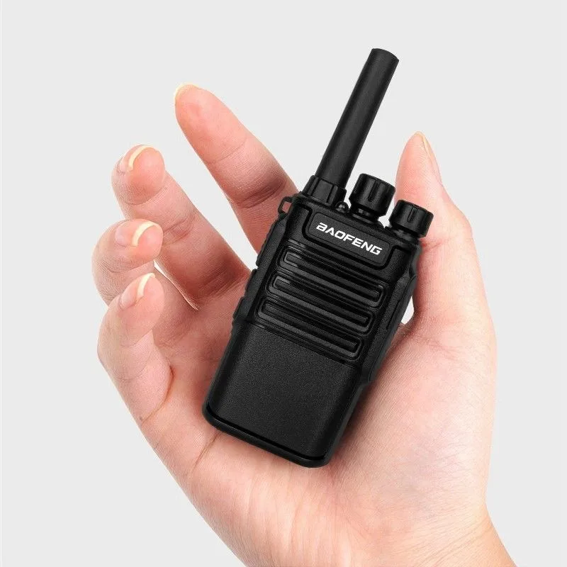 Baofeng original de alta qualidade walkie talkie chamada criptografada de alta potência pequeno mini portátil adequado para restaurante ao ar livre