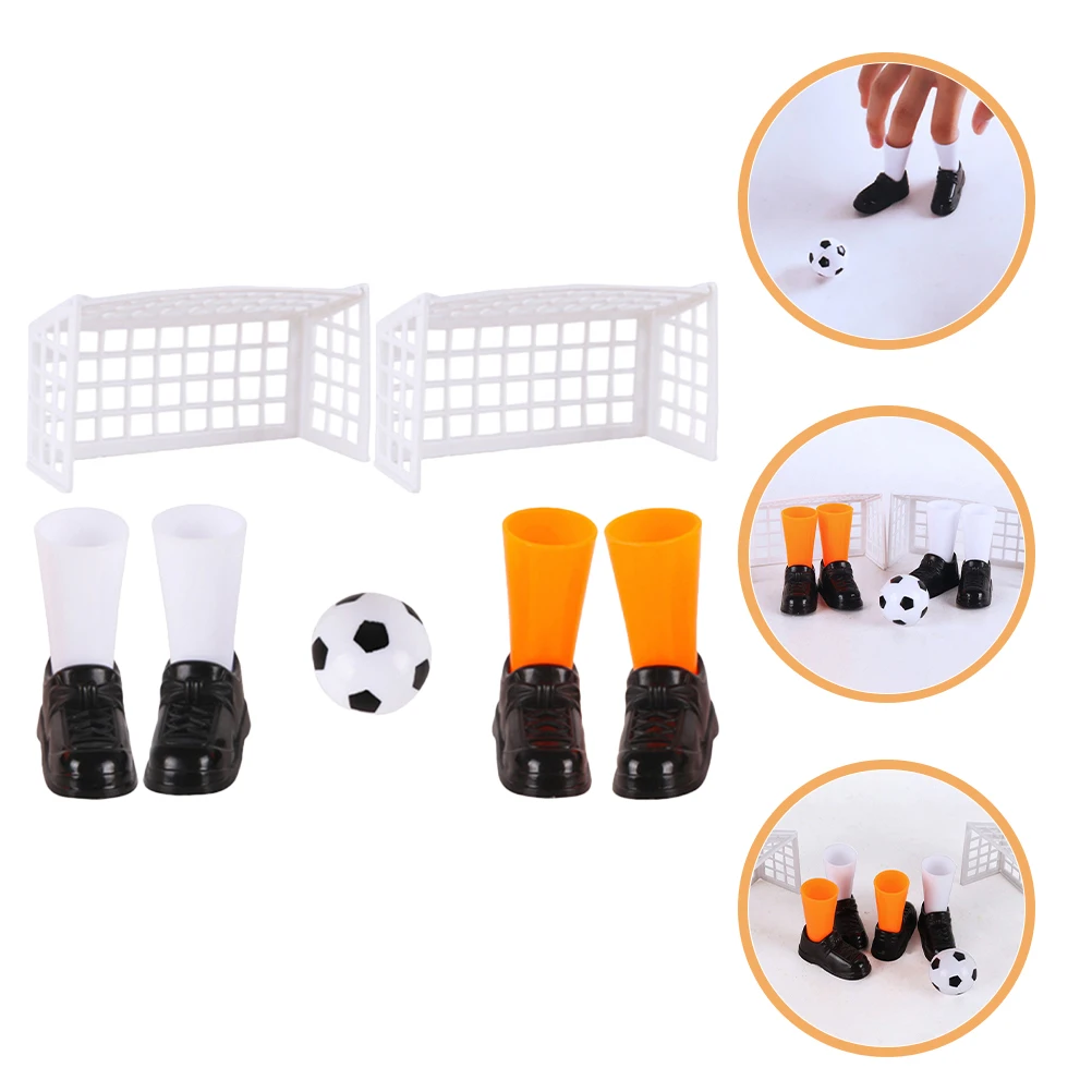 

Mini Toy Portable Table Soccer Game Set Ball Shoes Kids Entertainment