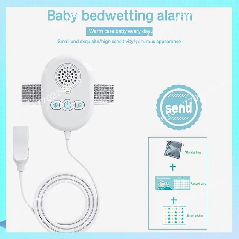Sensor de enuresis A17Z J011 para niños con sonido fuerte y vibración fuerte alarma de orina para niños Sensor de Monitor de enuresis