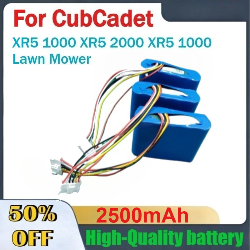 

2500mAh Rechargeable Li-Ion Battery for CubCadet XR5 1000 XR5 2000 Park Lawn Mower Batteries