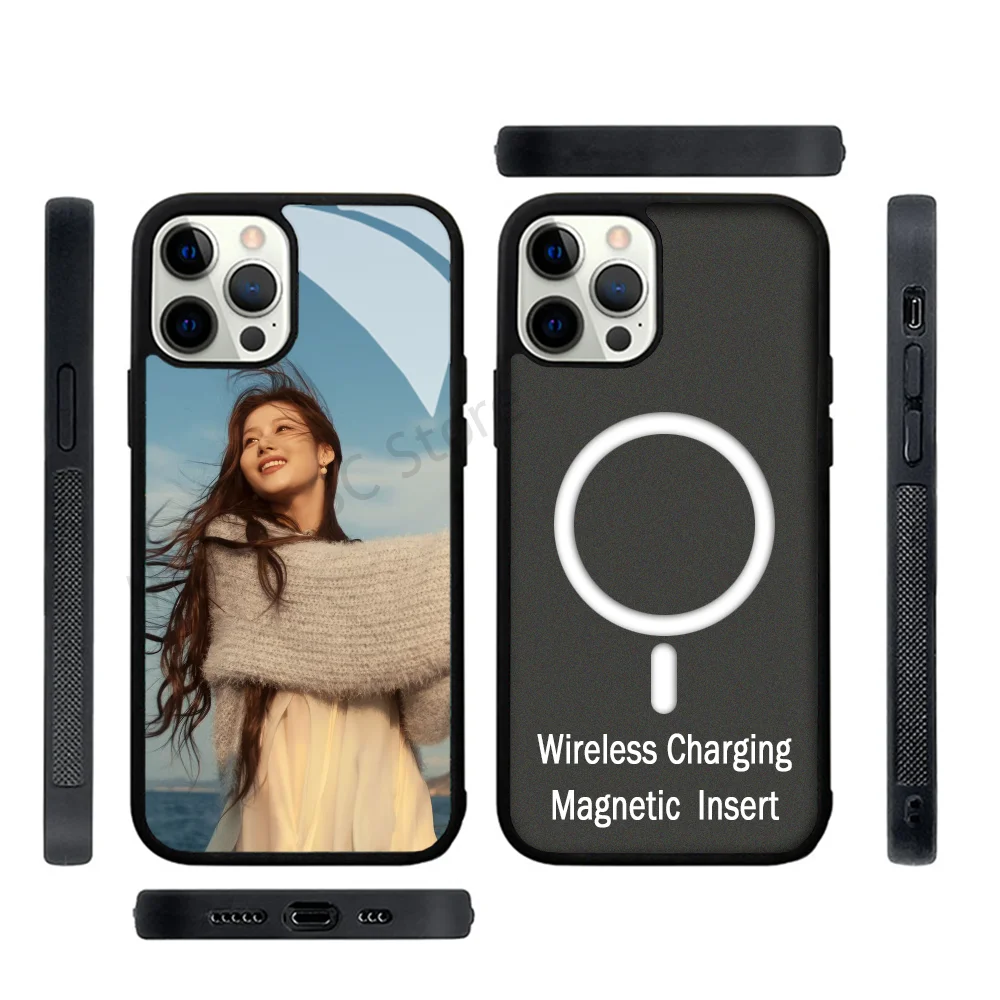 

Kpop Girl Sana T-Twice Phone Case Strong Magnetic For IPhone 15 14 13 Pro Max 11 12 Mini For Magsafe