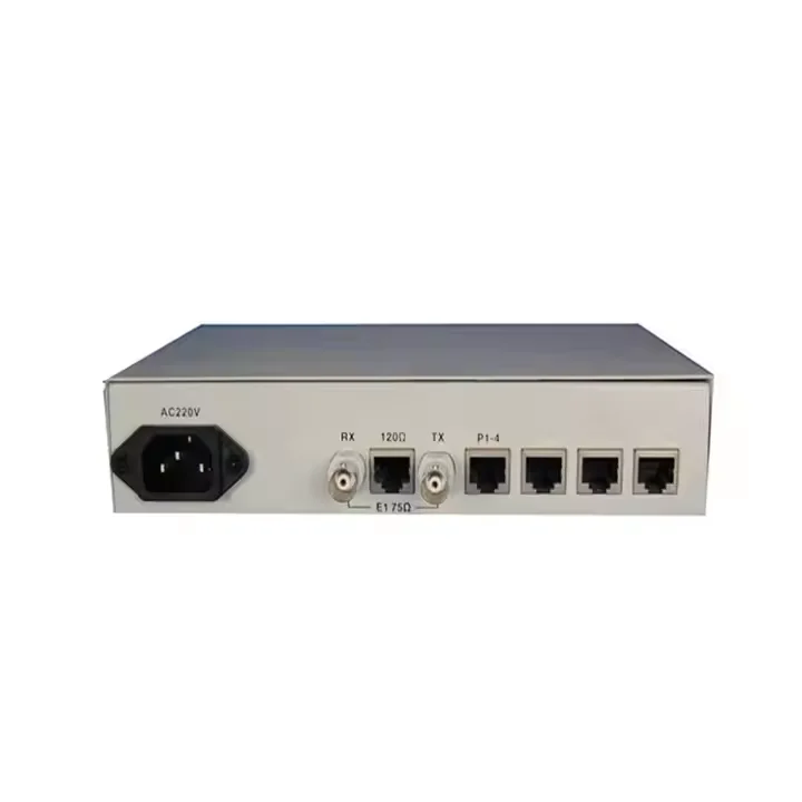 

4-портовый аналоговый телефон FXS/FXO и Ethernet через E1 PCM Мультиплексор Голос на E1 75 Ом