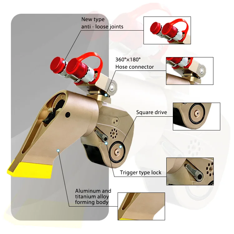 

Factory Hot Sales 1MD 183N.m~1837N.m Wrench Hydraulic Torque Tools