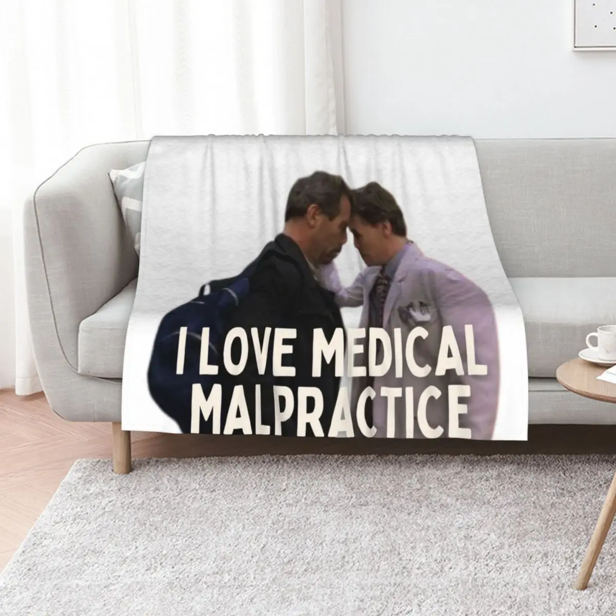 

medical malpractice hilson Throw Blanket sofa bed Sofas funny gift Decorative Sofas Blankets