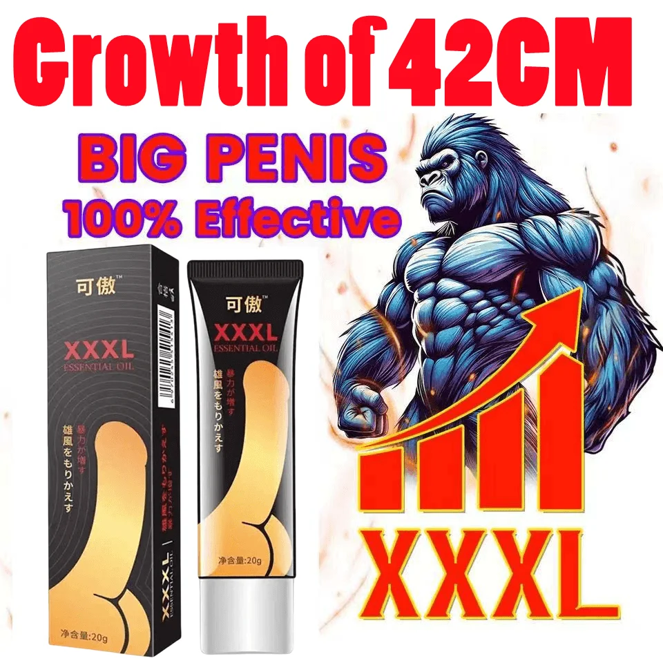 Pomada para agrandar el pene, aumento de tamaño XXXL, erección para hombres, Gel de masaje de crecimiento espesante, crema afrodisíaca, reparación de pene para hombres