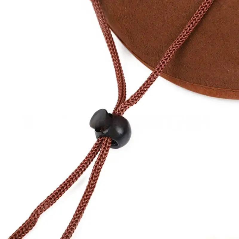 31BF قبعات رعاة البقر العصرية قابلة للتعديل بتفاصيل شريطية مناسبة للحفلات في الهواء الطلق