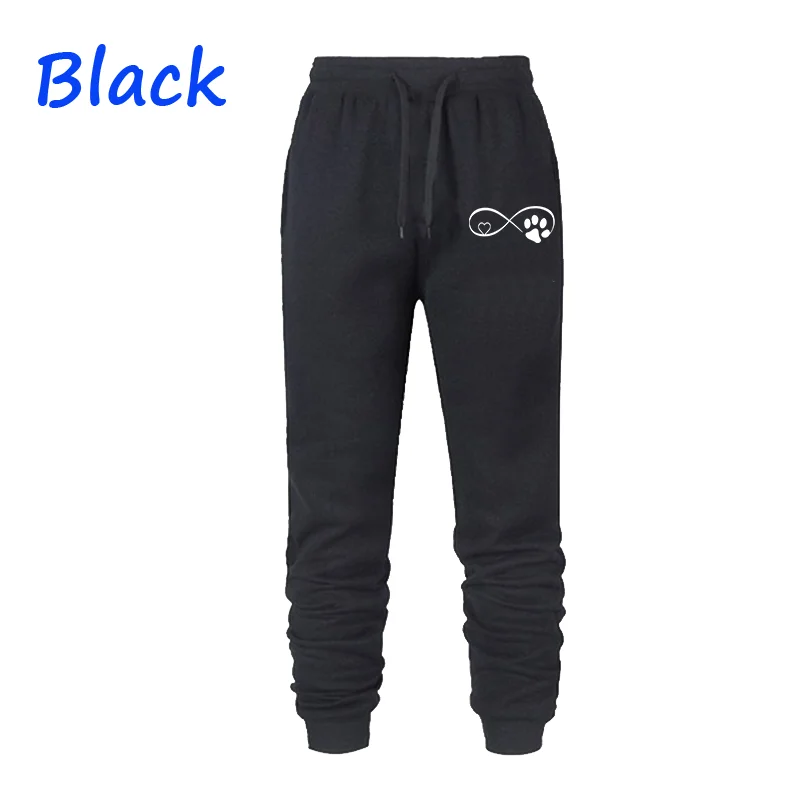 New Fashion Printed Trousers Women Sports Pants Loose Fleece Solid Color Long Pants Outdoor Jogging Pants