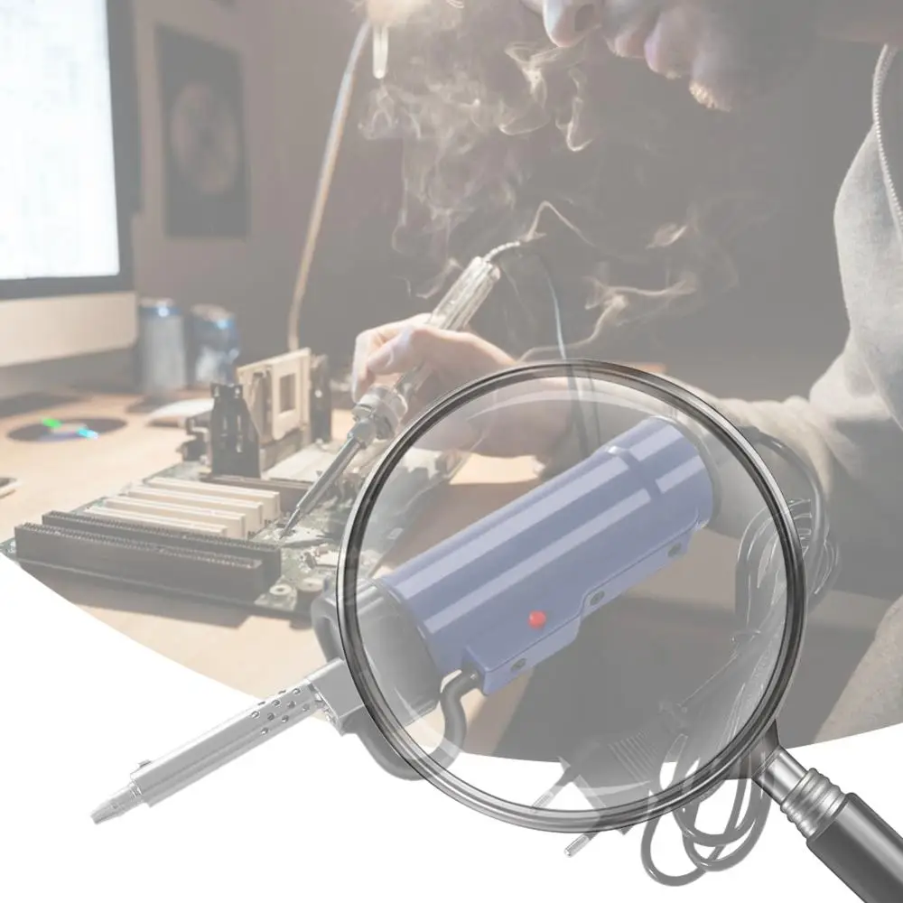 

BBT-580 Vacuum Soldering Remove Pump AC 110V/220V Vacuum Solder Sucker Portable with 3 Suction Tip for Tin Removal and Soldering