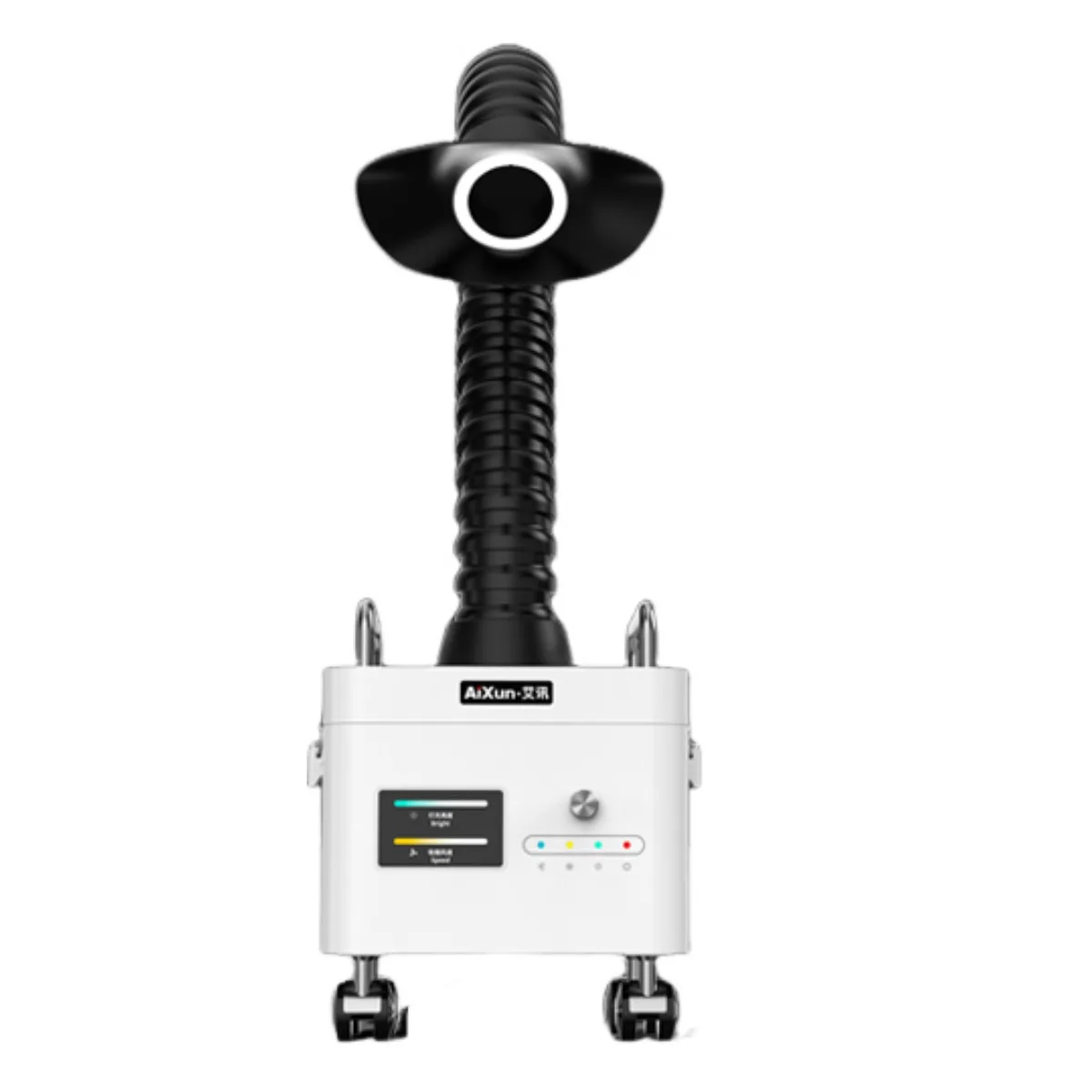 AIXUN ES03 مستخرج الدخان المحمول لإصلاح الإلكترونيات، 360 ° غطاء محرك السيارة قابل للتعديل، تحكم USB/بلوتوث #4